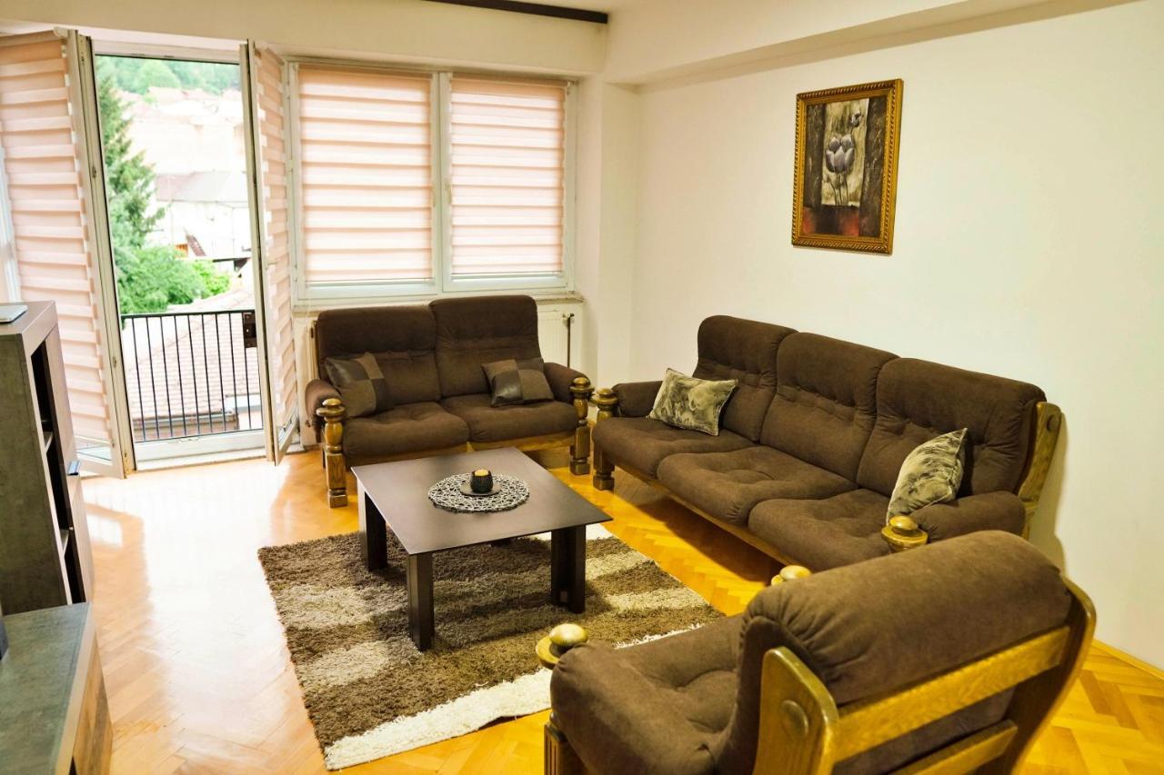 Vijecnica View 2Bdr Apartment With Balcony - Best Location Szarajevó Kültér fotó